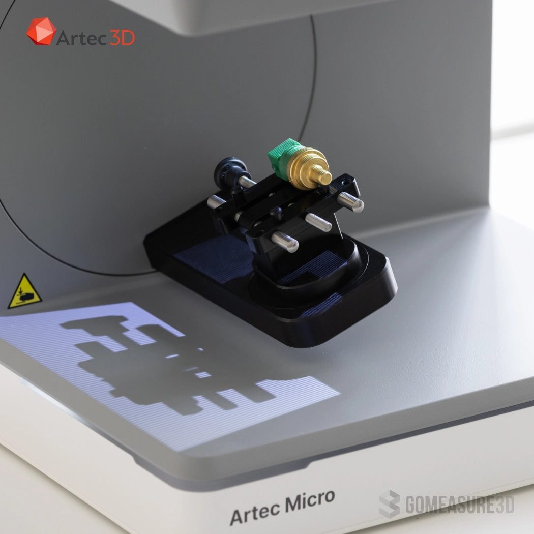 Artec Micro IIによる3Dスキャン工程 - 5ミクロン精度